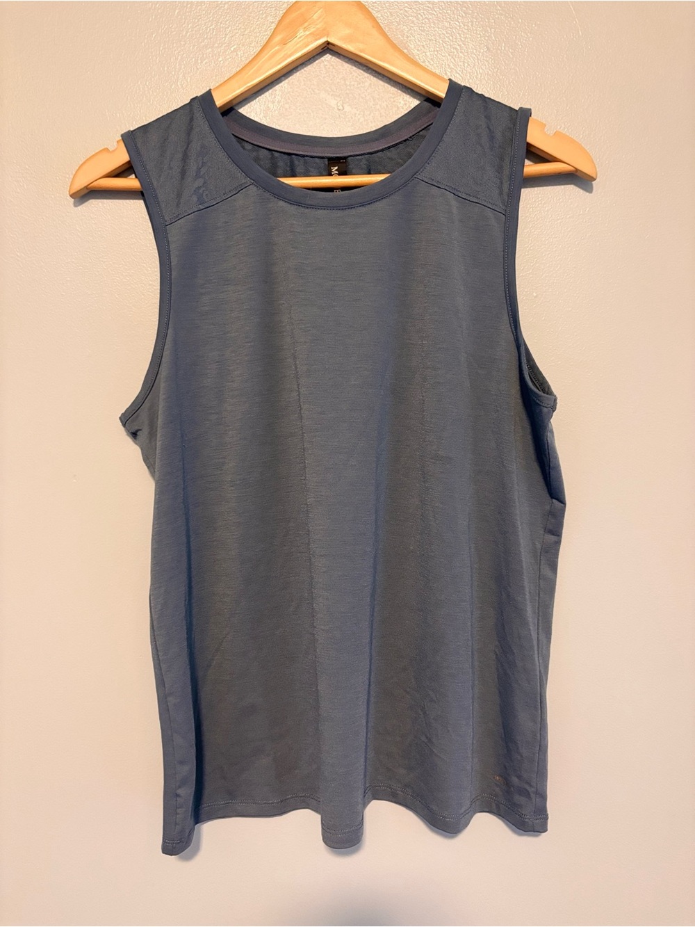 Mondetta Women's Muscle Tank Top - Slate Blue